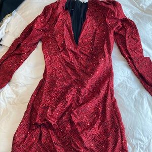 Zara Red Minidress Small NWT